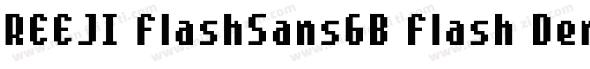 REEJI FlashSansGB Flash DemiBold字体转换